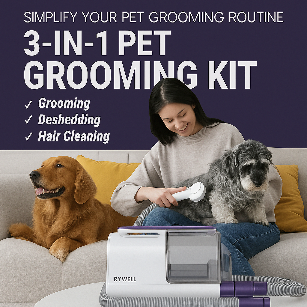 Rywell™ Dog Grooming Vacuum Kit 🐾